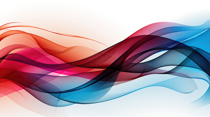Abstract colorful vector background with smooth lines, futuristic wavy illustration, 