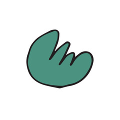 Retro Abstract Hand Drawn Shapes Organic Colorful