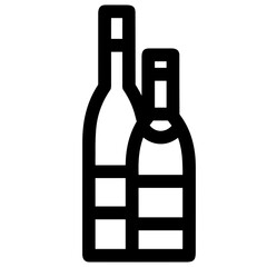 Bottle drink icon symbol vector image. Illustration of the drink water bottle glass design image