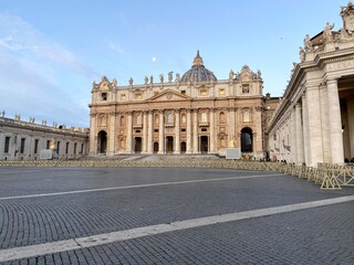 Fototapeta na wymiar Rome & St Peter's Basilica Vatican City Rome