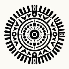 Boho Culture Plants Line art Simple Logo Illustration Object Art Abstract
