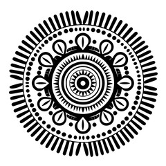 Boho Culture Plants Line art Simple Logo Illustration Object Art Abstract