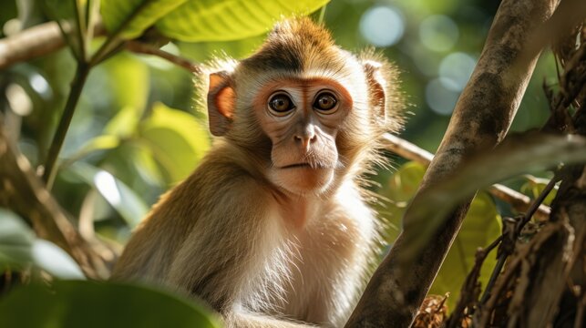 A charming monkey thrives in Thailands