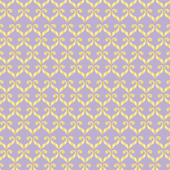 Golden abstract seamless background pattern vector 