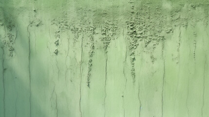 Green painted cemented wall background