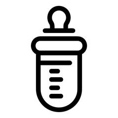 Bottle drink icon symbol vector image. Illustration of the drink water bottle glass design image