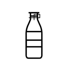 Bottle drink icon symbol vector image. Illustration of the drink water bottle glass design image