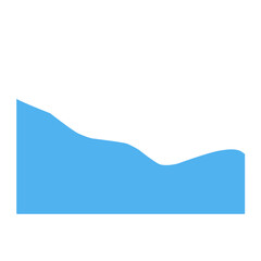 Blue Wave Border Frame 