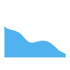 Blue Wave Border Frame 