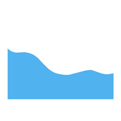 Blue Wave Border Frame 