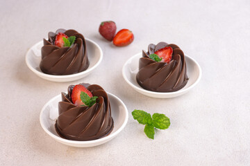 Agar Agar Coklat or Chocolate Pudding