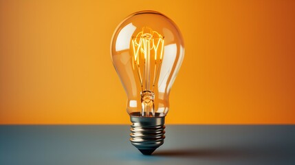 the yellow light bulb object is on