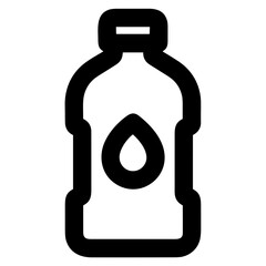 Bottle drink icon symbol vector image. Illustration of the drink water bottle glass design image