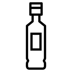 Bottle drink icon symbol vector image. Illustration of the drink water bottle glass design image