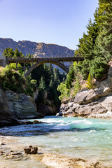 Edit Cavell bridge near Queenstown New Zealand.