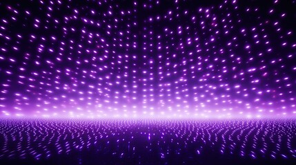 Futuristic violet disco light with laser grid landscape.AI generated image