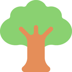 Vector Icon Tree, Forest, Wood, Ecology, Nature, Botanical