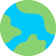 Vector Icon Earth, Globe, World, Nature, Map, Space