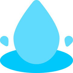 Vector Icon Water, Water Drop, Drop, Rain, Nature, Raindrop