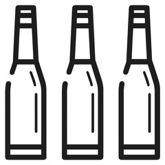 Bottle drink icon symbol vector image. Illustration of the drink water bottle glass design image