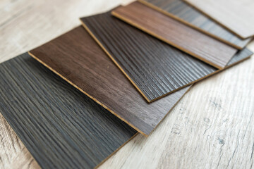 wooden sample for furniture or laminate or parquet for floors renovation