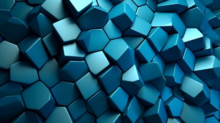 blue background metal pattern.Generative AI