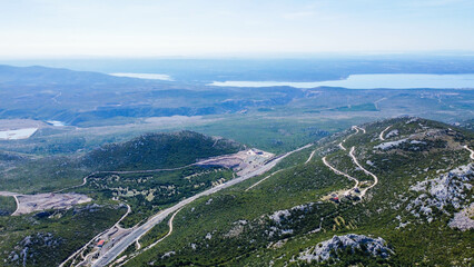 Tulove Grede, mountains near Zadar, Croatia