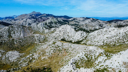 Fototapeta na wymiar Tulove Grede, mountains near Zadar, Croatia