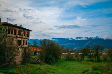 Fototapeta premium Traditional Safranbolu houses in Turkey with its unique view and perfect houses.