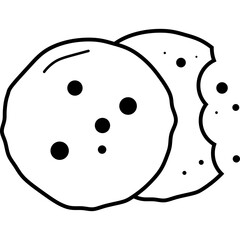 Cookie Line Icon