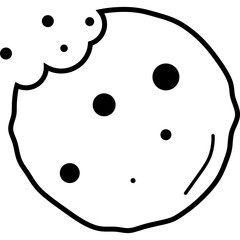 Cookie Line Icon