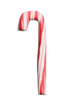3D Red Christmas Candy  Cane