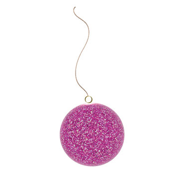3D Pink Christmas Ball