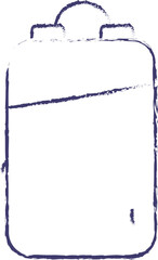 Handbag hand drawn vector illustration