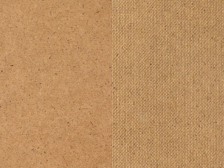 Background, photo of fiberboard texture on both sides. Close-up, building material.