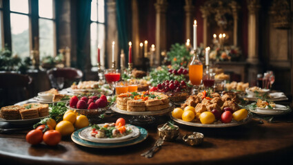 gro&szlig;e Festtafel, gen ai