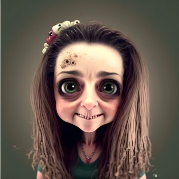 zombie cute wallpaper illustration 