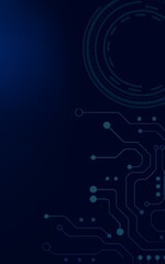 Light Blue Future Technology Book Cover Background 