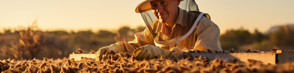 Obraz premium bee keeper