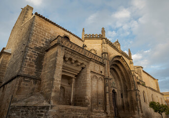 Fototapeta premium Main portal of the Church of San Pablo, in the city of Ubeda, province of Jaen, Spain. It was built between the 17th and 18th centuries.