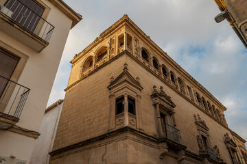 Palace of Vela de los Cobos, in the city of Ubeda, province of Jaen, Spain. It was built in the mid-16th century.
