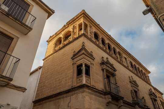 Palace of Vela de los Cobos, in the city of Ubeda, province of Jaen, Spain. It was built in the mid-16th century.