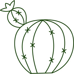 Doodle Cactus Houseplant