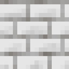 ゲームのようなテクスチャ、ピクセルアートのレンガ