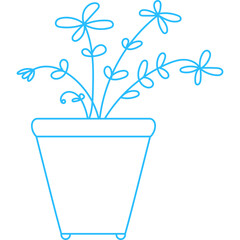 Flower Plant Drawing Doodle