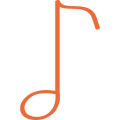 Musical Notes Outline