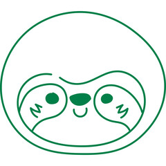 Hand Drawn Animal Face Doodle