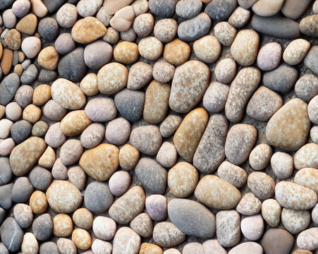 Beach Pebbles and Stones Texture 