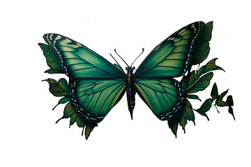 butterfly isolated on white.Transperent PNG