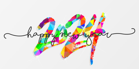 2024 - happy new year 2024 - best wishes 2024